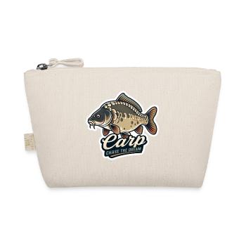 Carp Chase The Dream – Mirror Carp Fishing Design - Organic Pouch - nature - Front