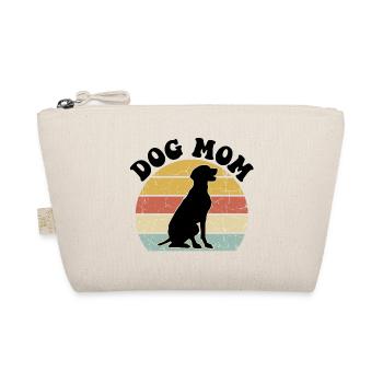 Dog Mom Retro - Organic Pouch - nature - Front
