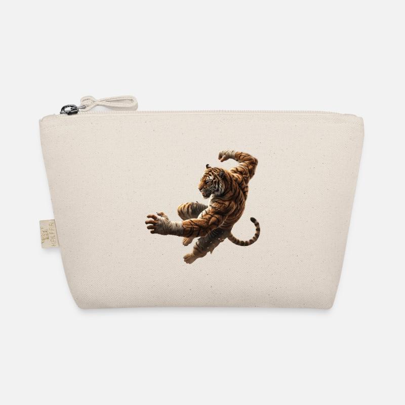 Springender Tiger  Bio-Täschchen