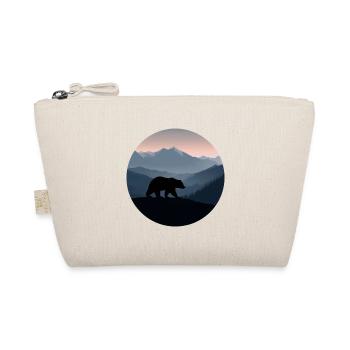 Bär, Bärenlogo, Landschaft - Bio-Täschchen - Natur - Vorne
