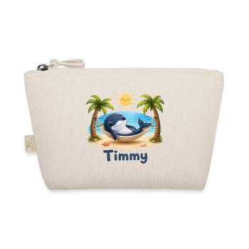 Timmy la baleine au hamac de la plage - Trousse biologique - nature - Devant