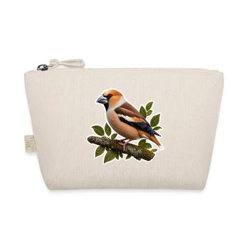 Noble Hawfinch Sticker – Detailed Nature Illustrations - Organic Pouch - nature - Front
