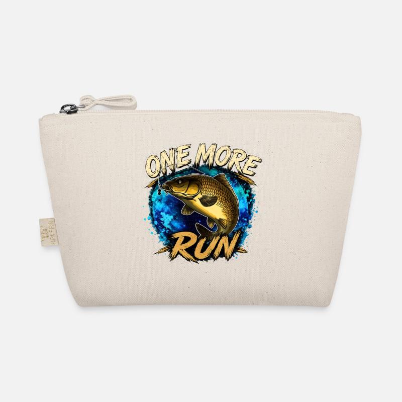 One More Run Karpfenfischen-Design Bio-Täschchen