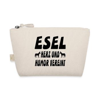 Esel - Bio-Täschchen - Natur - Vorne