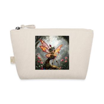 Fée steampunk aux ailes - Trousse biologique - nature - Devant