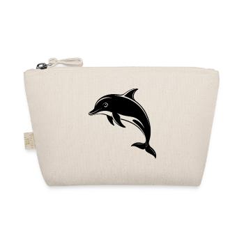 Delfin - Bio-Täschchen - Natur - Vorne