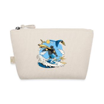 Island Surfer Sandpiper - Organic Pouch - nature - Front