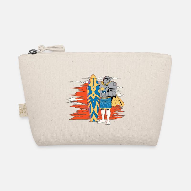 Chevalier surfeur dans le soleil couchant Trousse biologique