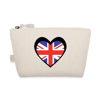 United Kingdom Black Heart – Love for the UK - Trousse biologique - nature - Devant