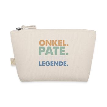 Onkel Patr Mythos & Legende T-Shirt  Lustiges Gift - Bio-Täschchen - Natur - Vorne