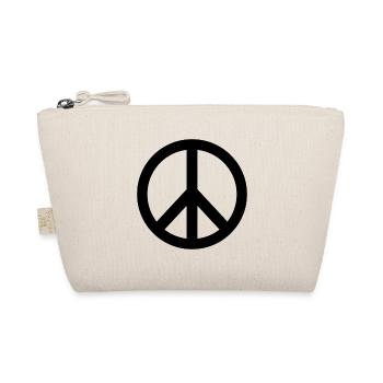 Peace sign - Organic Pouch - nature - Front