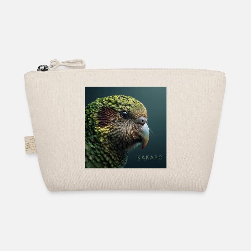 Kakapo – Seltener Grünpapagei - Bio-Täschchen - Natur