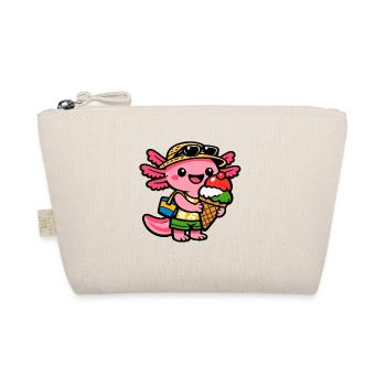 Sonnige Eis-Kreatur mit Hut - Organic Pouch - nature - Front