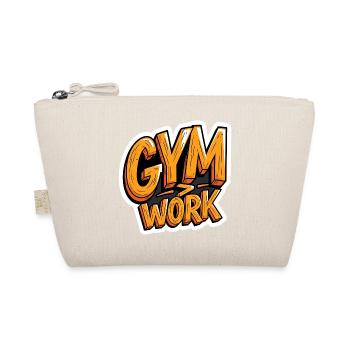 Chemise de sport sarcastique au bureau vs bodybuilding à la salle de sport - Trousse biologique - nature - Devant