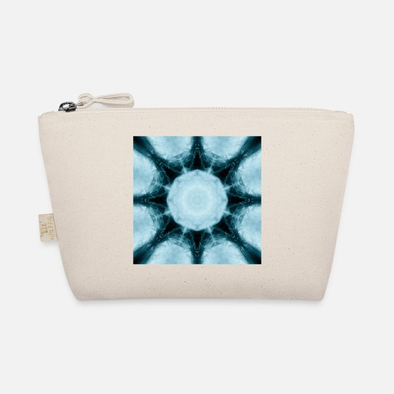 Icy Mandala Kaleidoscope Organic Pouch