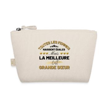 la meilleure c est grande sœur Cadeau Sœur - Trousse biologique - nature - Devant