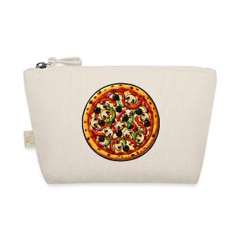 Pizza Pop Art: Colorful toppings - Organic Pouch - nature - Front
