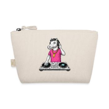DJ Cheval en t-shirt rose - Trousse biologique - nature - Devant