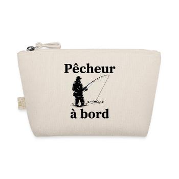 Sticker Autocollant pour Voiture pêcheur à Bord - Trousse biologique - nature - Devant