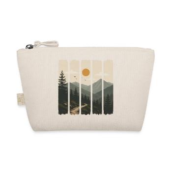 Forest panorama in sun panels - Organic Pouch - nature - Front