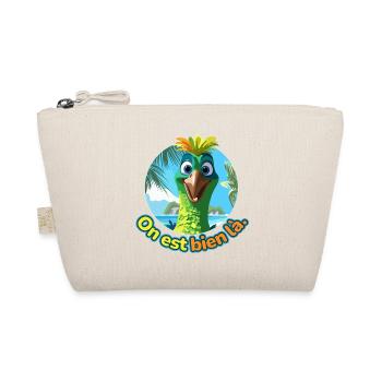 Oiseau cartoon estival humour soleil - Trousse biologique - nature - Devant