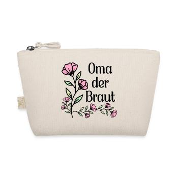 Hochzeitsblumen Oma der Braut - Bio-Täschchen - Natur - Vorne