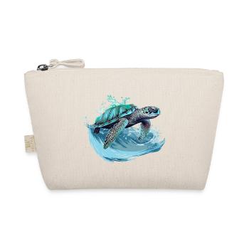 Danse des vagues de tortues néon - Trousse biologique - nature - Devant