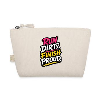 Run Dirty Finish Proud Running Odds - Organic Pouch - nature - Front