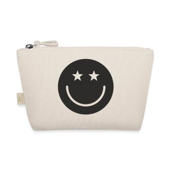 Design souriant – minimaliste et positif - Trousse biologique - nature - Devant