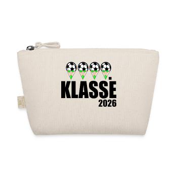 Fußball 4. Klasse 2026 - Bio-Täschchen - Natur - Vorne