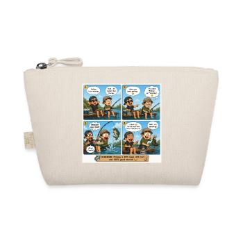 Relaxing Fishing Comic: Big Catch Lesson - Organic Pouch - nature - Front