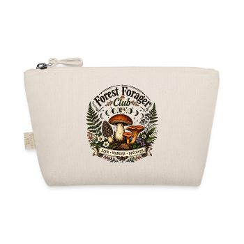 Mushroom Pickers Club – Vintage Forest Illustration - Organic Pouch - nature - Front