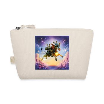 Girafe fusée avec cœur - Trousse biologique - nature - Devant