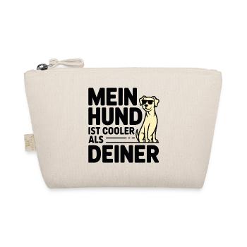 Mein Hund ist cooler als deiner - Bio-Täschchen - Natur - Vorne