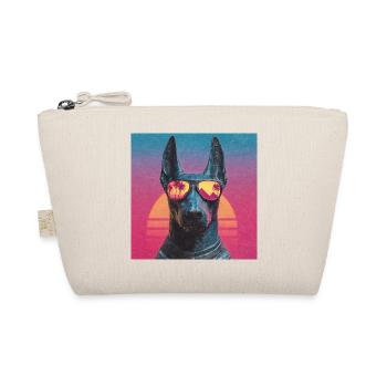 Anubis Synthwave - Dieu en vacances - Trousse biologique - nature - Devant