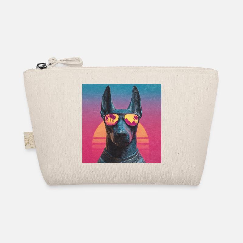 Anubis Synthwave - Dieu en vacances - Trousse biologique - nature