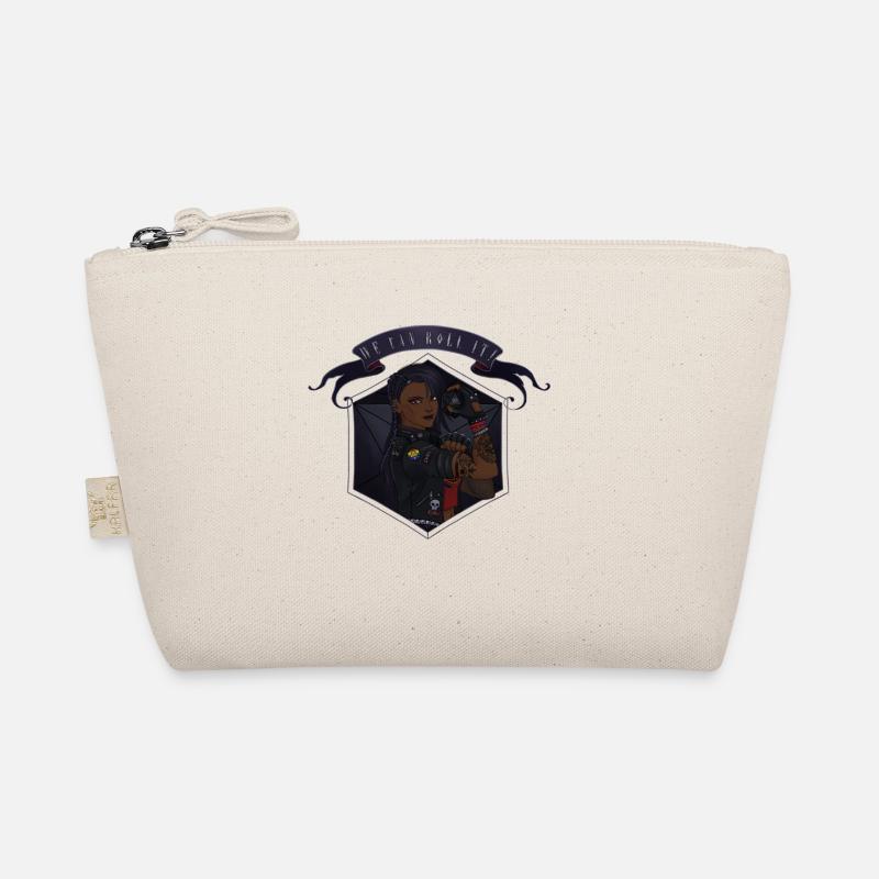We can roll it! Black Organic Pouch