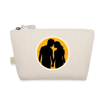 Couple Silhouette Amour Romance Petit ami de la Saint-Valentin - Trousse biologique - nature - Devant