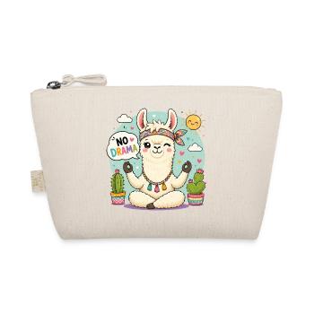 No drama Lama - Organic Pouch - nature - Front