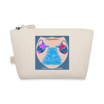 Aquarius - Organic Pouch - nature - Front