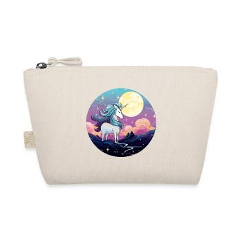 Moonlit Night Unicorn Magic - Organic Pouch - nature - Front