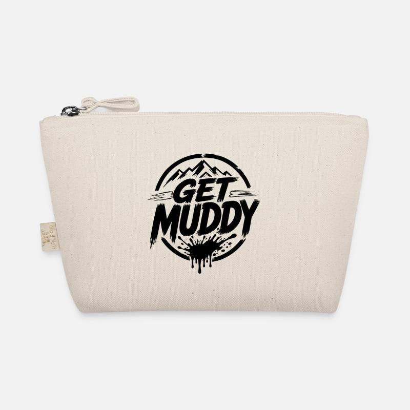 Get Muddy - Black Logo Organic Pouch