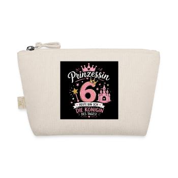 Prinzessin 6: Königin des Tages - Bio-Täschchen - Natur - Vorne