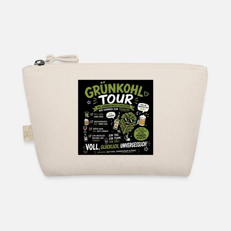 Grünkohl Tour Motiv Bio-Täschchen