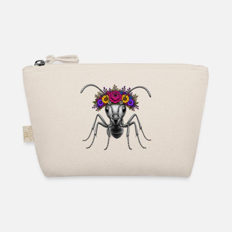 Flower Crown-Ant Ant Organic Pouch
