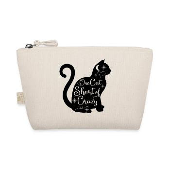 One_Cat_Short_Of_Crazy - Organic Pouch - nature - Front