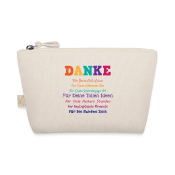 Besten Freund Kollegen Spruch Dankeschön Geschenk - Bio-Täschchen - Natur - Vorne