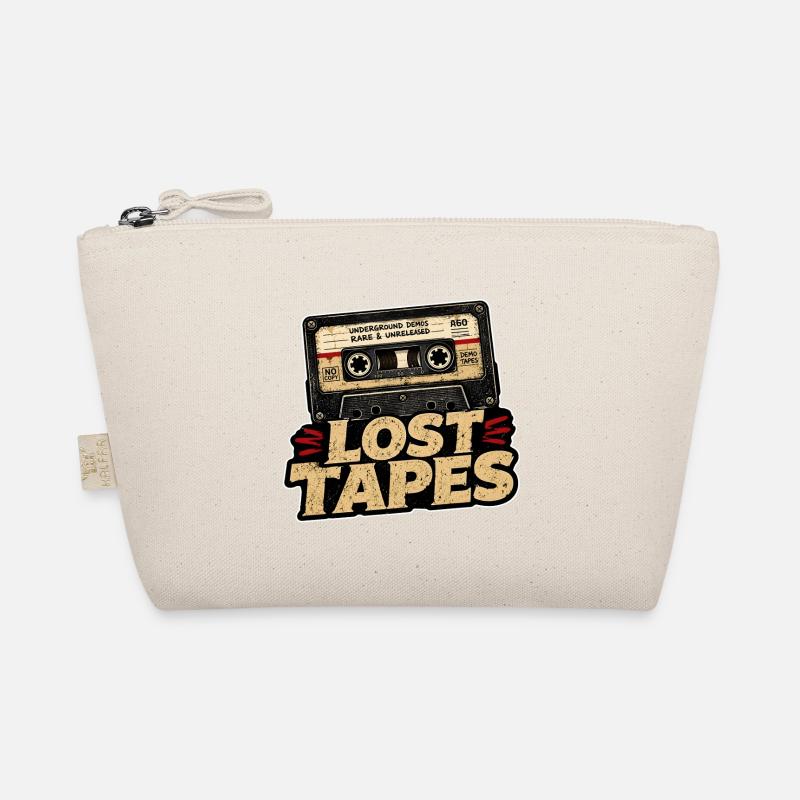 LOST TAPES Vintage-Underground-Demo-Kassette - Bio-Täschchen - Natur