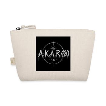 AKAR420 Grunge Emblem - Organic Pouch - nature - Front