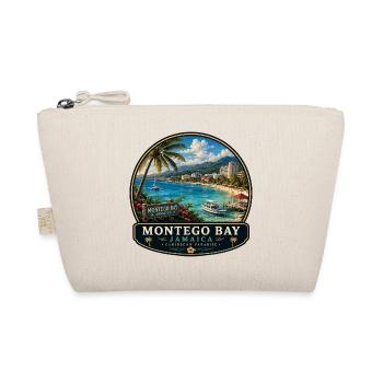 Montego Bay Jamaica Caribbean Vacation Beach Palms - Organic Pouch - nature - Front